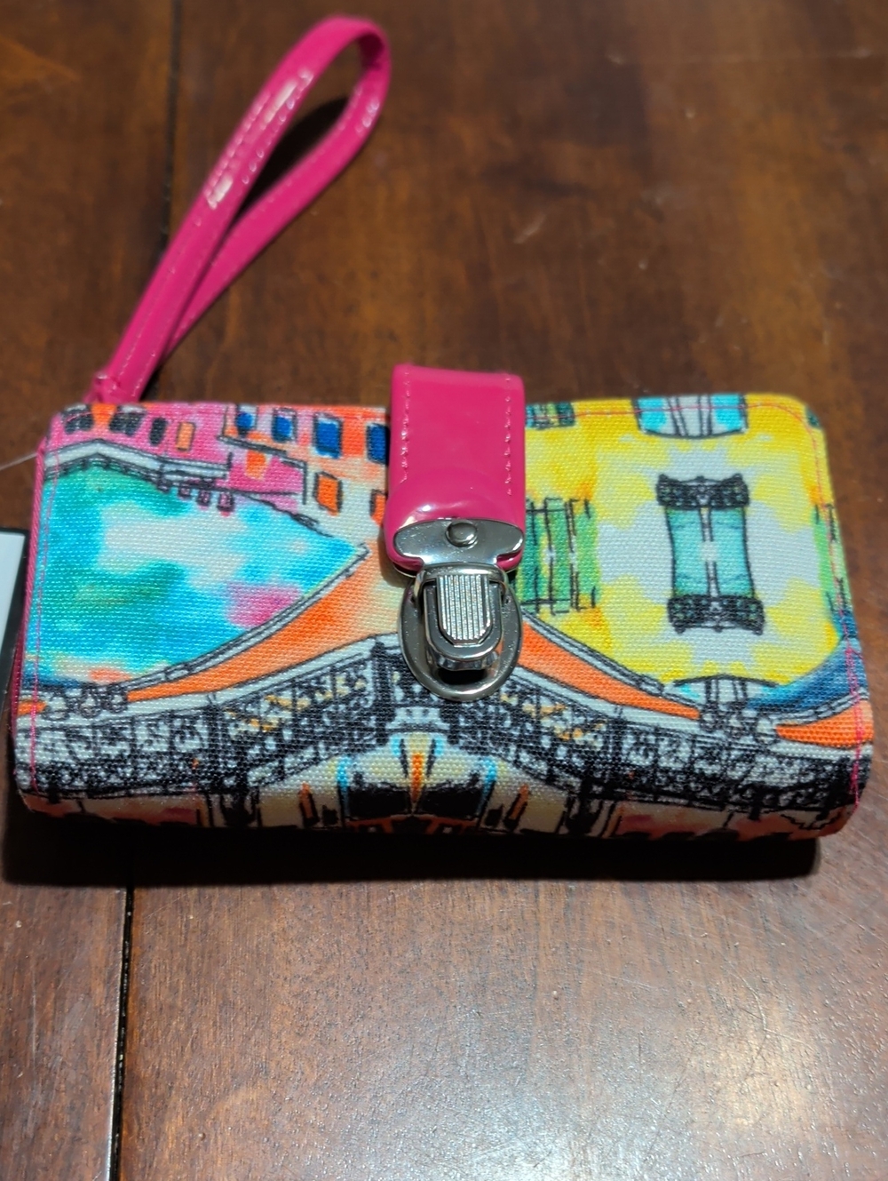 Avant-garde NWT Nine West Colorful Wristlet Wallet